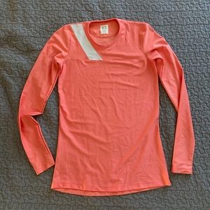Tracksmith Coral Long Sleeve Running Shirt XS